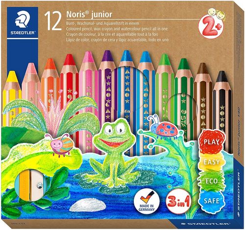 Crayons de couleur hexagonaux "Noris junior" - Etui de 12