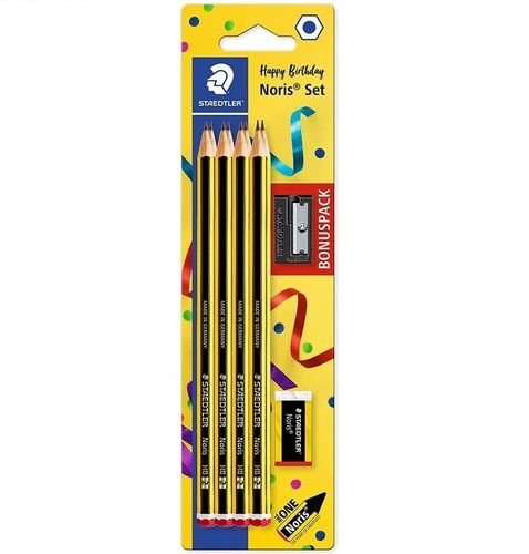 Crayons graphite "Anniversaire Noris" - Pack de 8