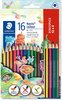 Crayons de couleur "Noris colour" - Etui promo 12 + 4