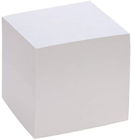 Bloc cube - 90 x 90 mm - 700 feuilles - Blanc