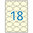 Etiquettes universelles - Ovale - 63,5 x 42,3 mm - Crème