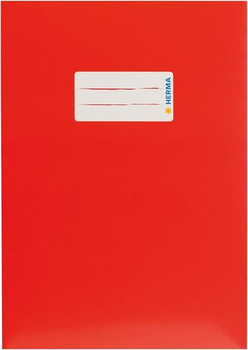 Protège-cahier, en carton, A5 - Rouge