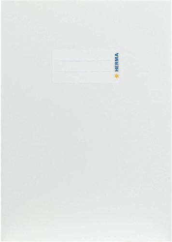 Protège-cahier, en carton, A5 - Blanc