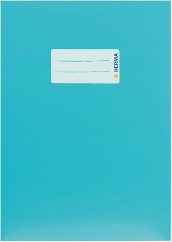 Protège-cahier, en carton, A5 - Turquoise