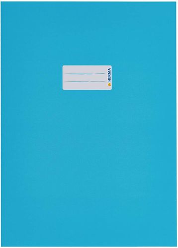 Protège-cahier, en carton, A4 - Bleu clair