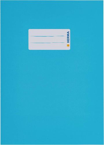Protège-cahier, en carton, A5 - Bleu clair