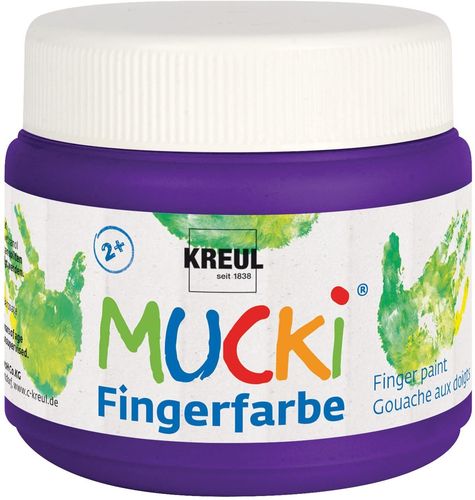 Gouache aux doigts "Mucki" - 150 ml - Violet