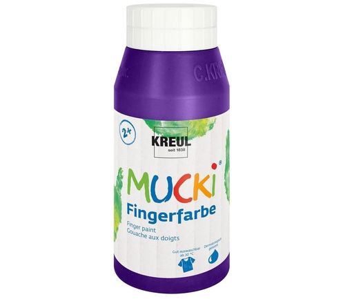 Gouache aux doigts "Mucki" - 750 ml - Violet