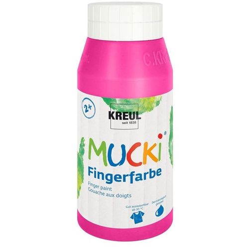 Gouache aux doigts "Mucki" - 750 ml - Rose