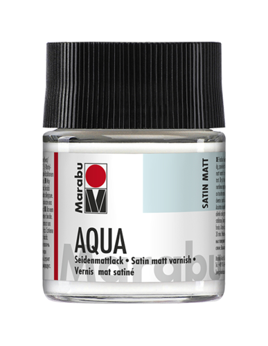Vernis transparent Aqua - Mat-satiné - 50 ml
