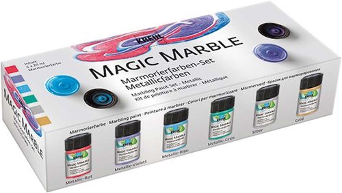 Peinture à marbrer "Magic Marble" - Kit de couleurs