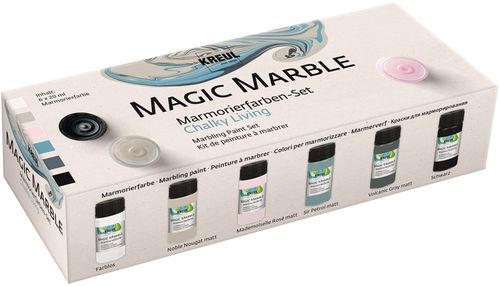 Peinture à marbrer "Magic Marble" mat - Chalky Living kit