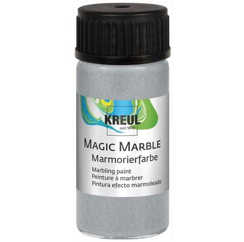 Peinture à marbrer "Magic Marble" - 20 ml - Argent