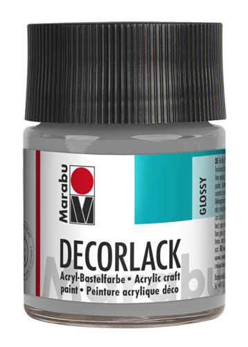 Vernis acrylique "Decorlack" - 50 ml - Argent métallique