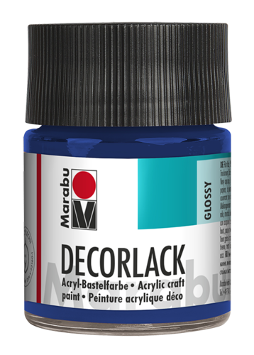 Vernis acrylique "Decorlack" - 50 ml - Bleu moyen