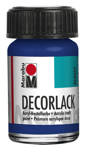 Vernis acrylique "Decorlack" - 15 ml - Bleu moyen