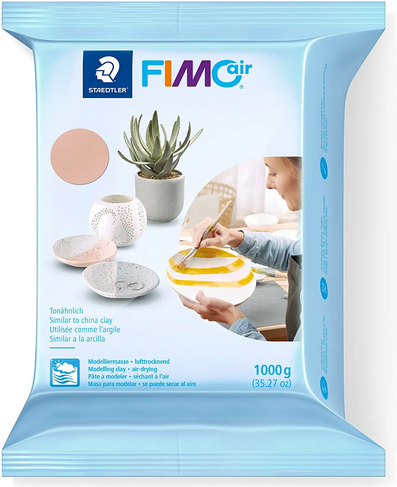 Pâte à modeler "Fimo Air Basic" -  1 kg - Couleur peau