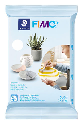 Pâte à modeler "Fimo Air Basic" -  500g - Blanche
