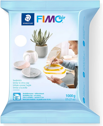 Pâte à modeler "Fimo Air Basic" -  1kg - Blanche