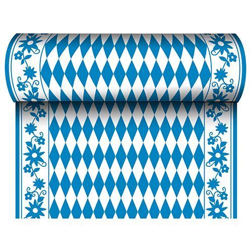 Chemin de table "Bleu/Blanc" - (l)400 x (L)24 m
