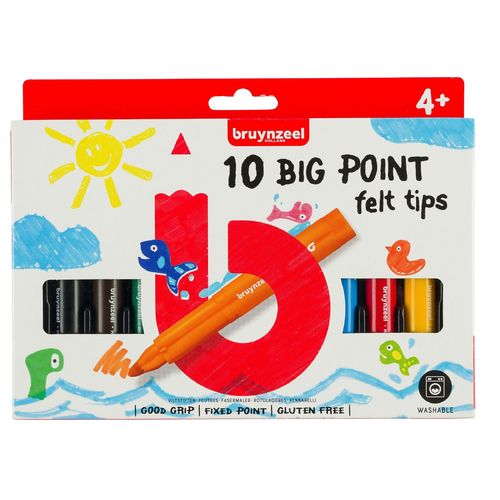 Feutres Kids "Big Point" - Largeur L - Par 10