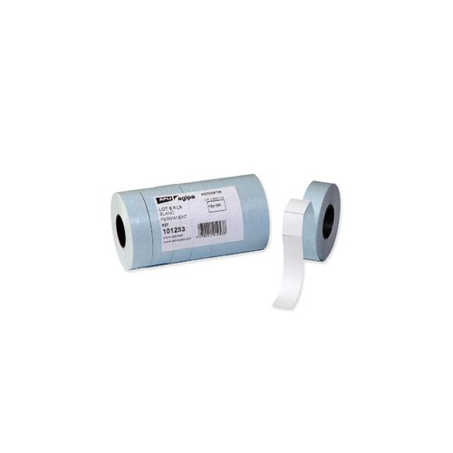 Etiquettes pour étiqueteuse - 16 x 18 mm - Blanc
