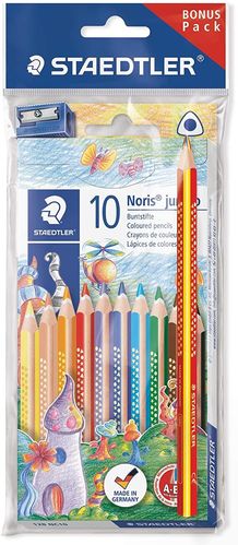 Crayons de couleur Noris Jumbo "Bonuspack" - Par 10+1
