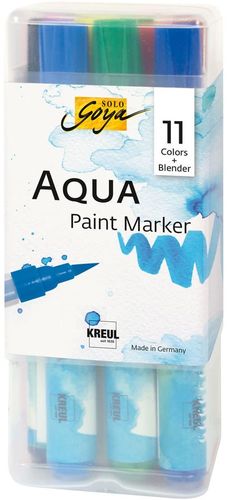 Feutres pinceau "Aqua Paint Solo Goya" - Powerpack
