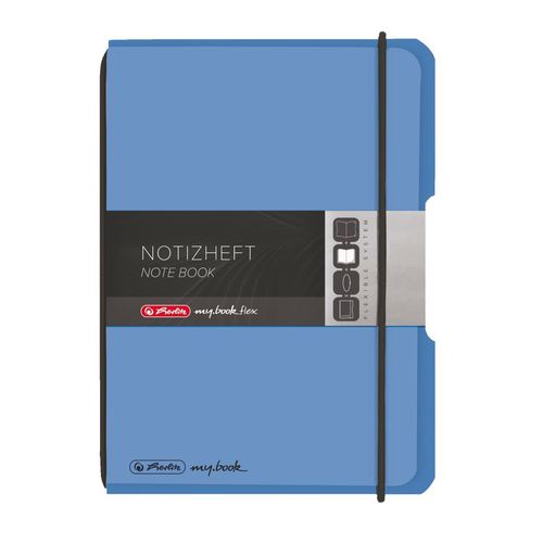 Carnet de notes "My.book flex" - 90x140 - 5x5 - Bleu