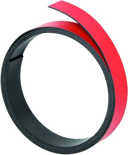 Bande magnétique (L)1.000 x (P)10 x (H)1 mm - Rouge