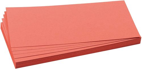Cartes de présentation - 205 x 95 mm - Rouge
