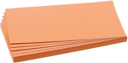 Cartes de présentation - 205 x 95 mm - Orange