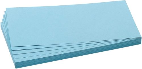 Cartes de présentation - 205 x 95 mm - Bleu clair