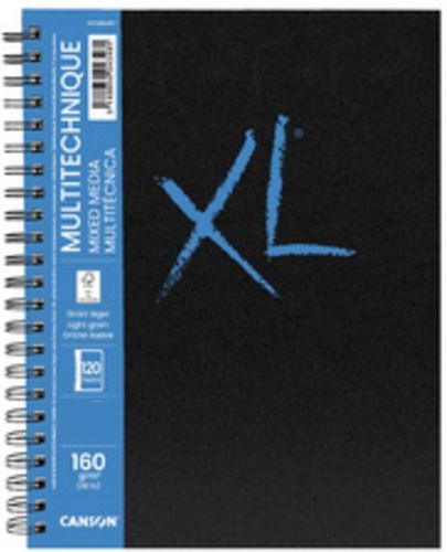 Carnet de dessin "XL Mixed Media" - 160 g./m² - A4 - Blanc