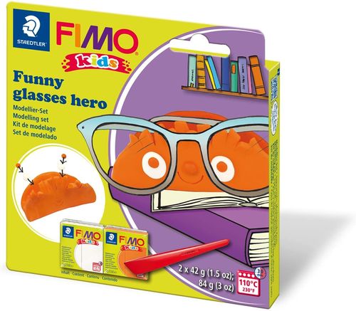 Kit de modelage kids "Funny glasses hero"
