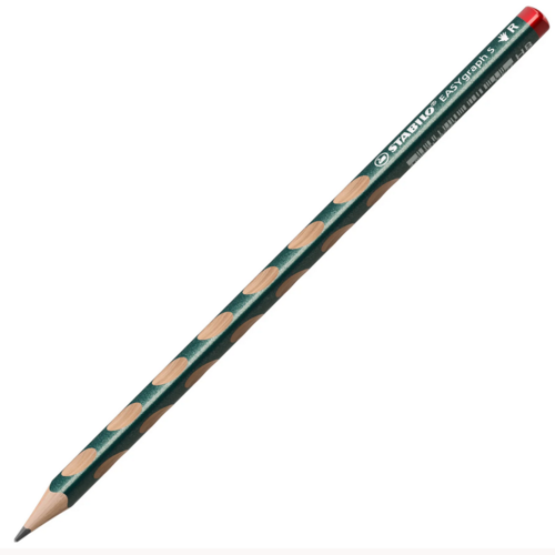 Crayon EASYgraph "S" - Droitier - Dureté : HB - Vert métal