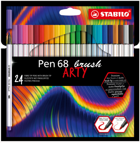 Feutres pinceau "Pen 68 brush" Arty Edition - Par 24