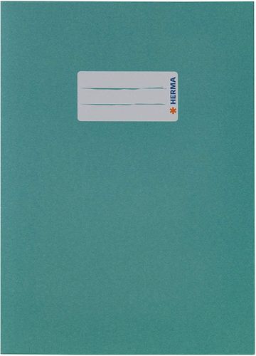 Protège-cahier, en papier, A5 - Turquoise
