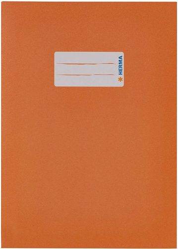 Protège-cahier, en papier, A5 - Orange