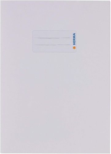Protège-cahier, en papier, A5 - Blanc