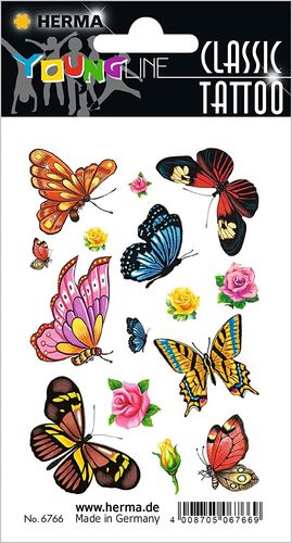 Tatouages "Colour Papillons"