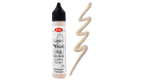 Peinture à la cire "Candle Wachs Pen" - Champagne