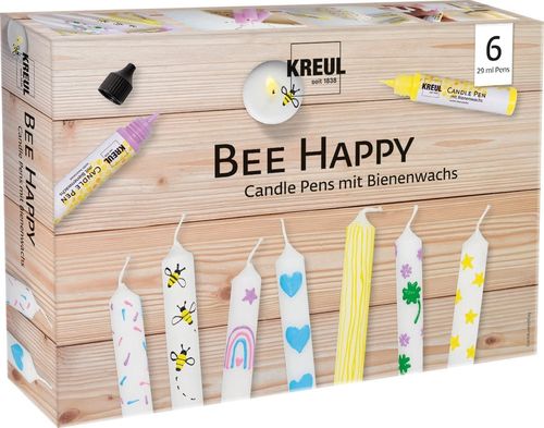 Candle Pen "Bee Happy", set de 6