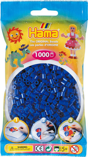Perles à repasser midi - Bleu - Par 1 000