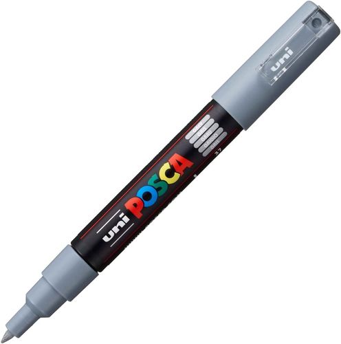 Posca - Marqueur à pigment PC-1MC - Gris