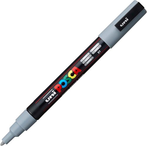 Posca - Marqueur à pigment PC-3M - Gris