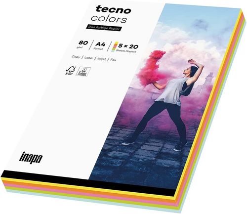 Papier multifonction colors, A4, 80  g/m² - Assortis