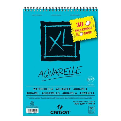 Bloc "XL Aquarelle" - Promo - A4