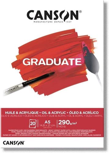 Bloc de dessin "Graduate Huile & Acrylique" - A5