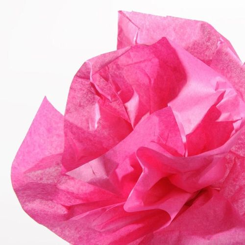 Papier de soie - 0,5 x 5,0 m - 20 g/m² - Rose bonbon